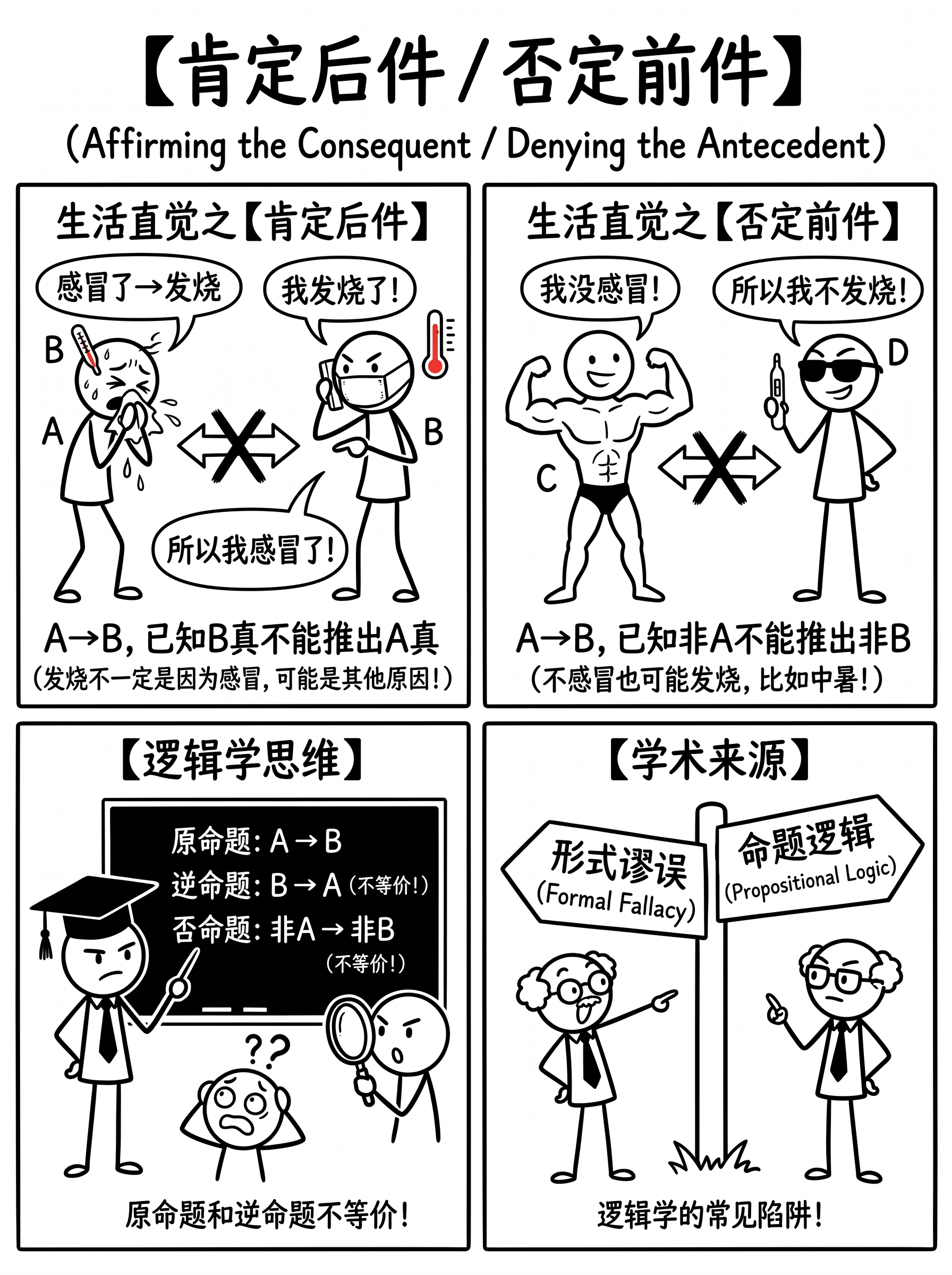 后件否定与前件肯定