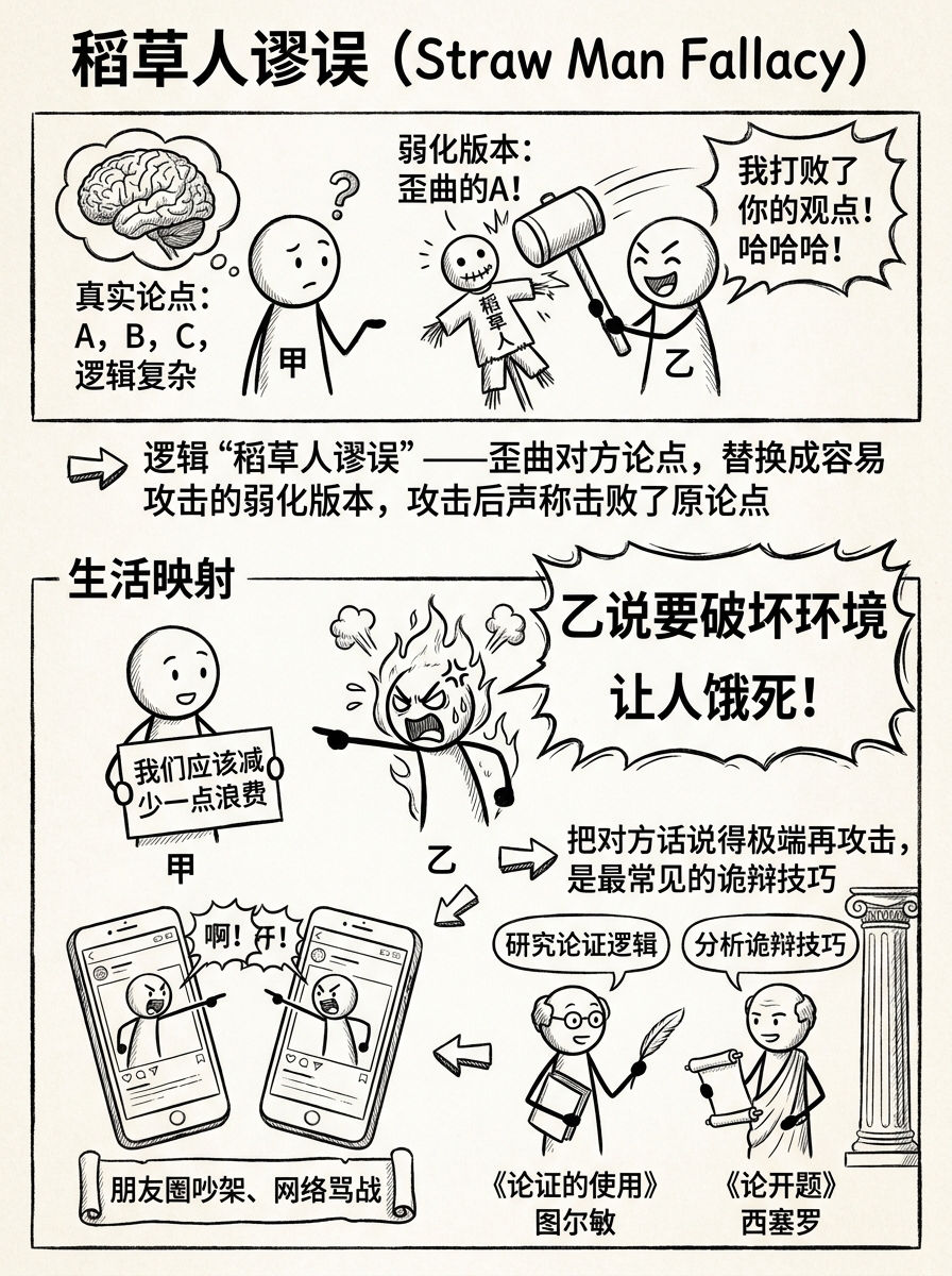 稻草人谬误