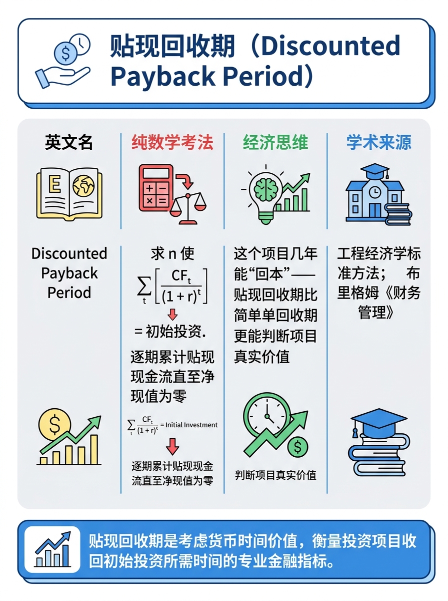 贴现回收期